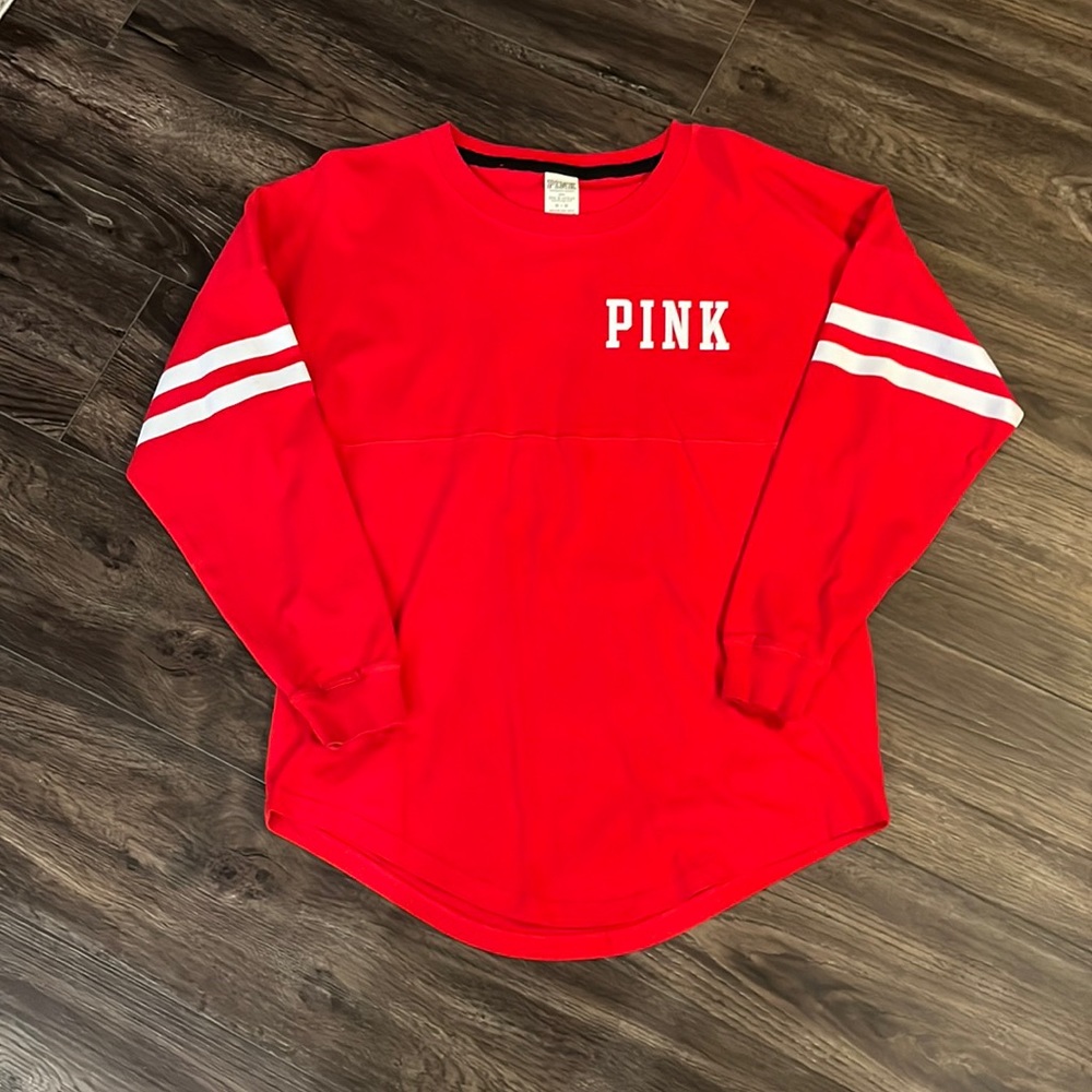 VS Pink Wisconsin Badgers Long Sleeve
